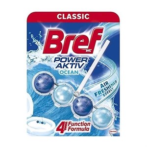 خوشبو کننده و ضدعفونی کننده توپی کلاسیک مخصوص توالت فرنگی اقیانوسی 4 عددی برف Bref