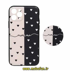 قاب گوشی iPhone 11 Pro آیفون فانتزی سوزنی برجسته طرح قلب کلاسیک پاپ سوکت دار محافظ لنزدار کد 173