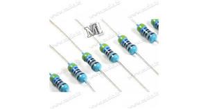 مقاومت 820 کیلو اهم 1/4 وات نظامی 1%