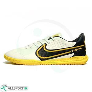 کفش فوتسال نایک تمپو طرح اصلی Nike React Tiempo Legend 9 White Black Yellow 