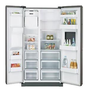 ساید بای سامسونگ نقره ای مدل SAMSUNG RSA1ZTMG REFRIGERATOR 