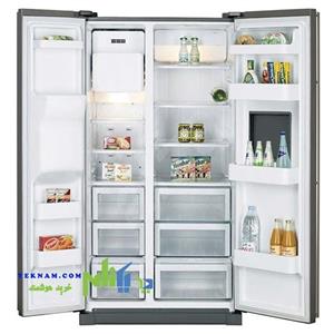 ساید بای سامسونگ نقره ای مدل SAMSUNG RSA1ZTMG REFRIGERATOR 