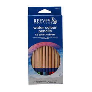 مداد آبرنگی 12 رنگ ریوز مدل 1011 Reeves 1011 Water Colour Pencils 12Colour