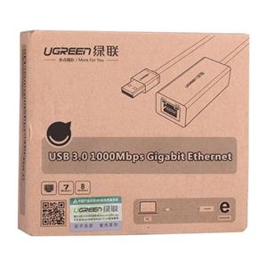 مبدل USB به Gigabit Ethernet یوگرین مدل CR111 Ugreen CR111 USB To Gigabit Ethernet Adapter