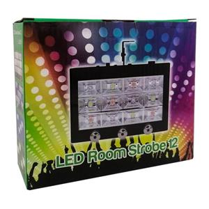 رقص نور فلاشری لیزری رنگی 12 وات ال ای دی LED