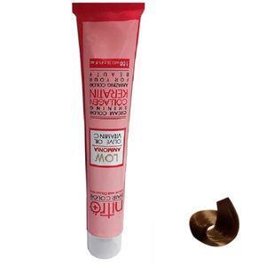 رنگ مو نیترو سری Keratine شماره 8 حجم 100 میلی لیتر رنگ بلوند روشن