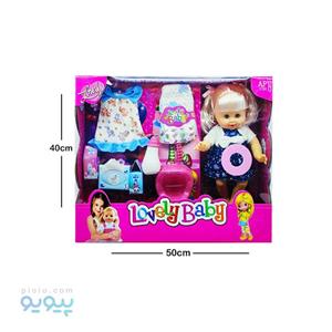 عروسک بی بی بزرگ تمام گوشتی با لباس APT آیتم APT3022-1 عمده و کارتنی