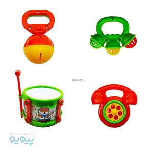 ست ۴ تایی طبل و جغجغه آتا تویز آیتم Drums and rattles
