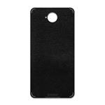 برچسب پوششی ماهوت مدل Black-Leather مناسب برای گوشی موبایل مایکروسافت Lumia 650