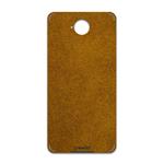 برچسب پوششی ماهوت مدل Brown-Chamois-Leather مناسب برای گوشی موبایل مایکروسافت Lumia 650