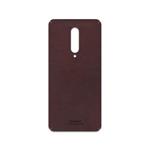 برچسب پوششی ماهوت مدل Matte-Dark-Brown-Leather مناسب برای گوشی موبایل وان پلاس 7 Pro