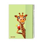 دفتر مشق 100 برگ پدیده نقش طرح happy giraffe