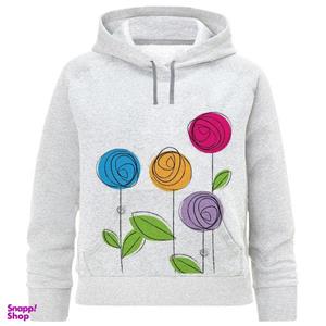 هودی دخترانه مدل گل A144