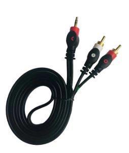 کابل تبدیل 1 به 2 جک 3.5 میلی متری به RCA کایزر مدل K-01 طول 1.5 متر