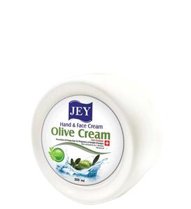 جی کرم دست و صورت زیتون 200ml Jey Olive Moisturizing Hand And Face Cream 