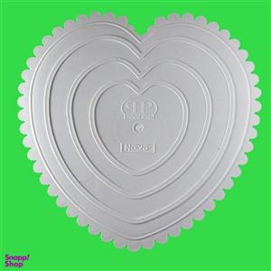 دیس یکبار مصرف مدل صفحه کیک طرح قلب کد HPT-C26