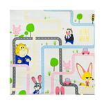 ملحفه آدنو مدل Zootopia کد IR82 یک نفره سایز 140x250 سانتی متر