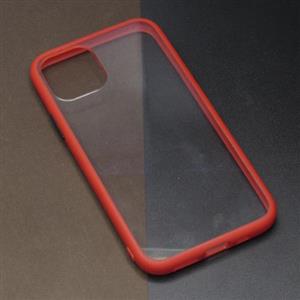 قاب شفاف دور سیلیکونی ایفون 11 پرو کد 011 Clear round silicon case for iPhone Pro 