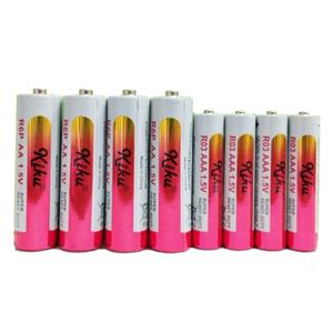 باتری قلمی و نیم قلمی کیکو مدل super heavy duty بسته هشت عددی