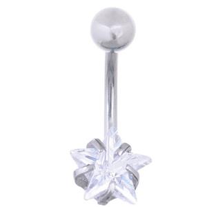 پیرسینگ ناف زنانه مدل ستاره