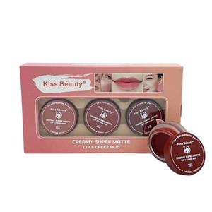 رژ لب جامد کیس بیوتی مدل super بسته 3 عددی