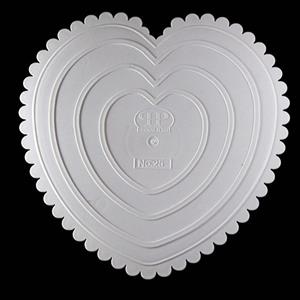 دیس یکبار مصرف مدل صفحه کیک طرح قلب کد HPT-C25