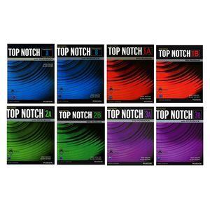 کتاب Top Notch اثر Joan Saslow And Allen Ascher انتشارات اشتیاق نور 8 جلدی
