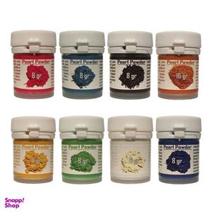 پودر رنگ رزین اپوکسی کد PE08 مجموعه 8 عددی