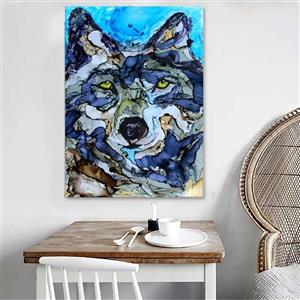 تابلو بوم طرح گرگ کد LAV-492