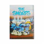 دفتر مشق 40 برگ اورین طرح Smurfs مدل 105