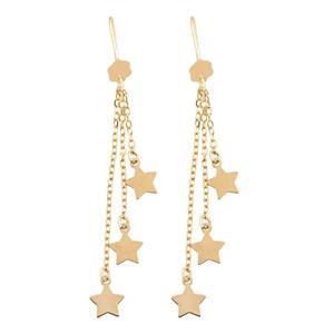 گوشواره طلا 18 عیار زنانه کد EA190 -