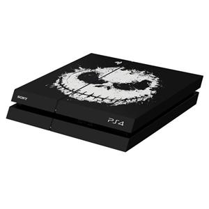 برچسب افقی پلی استیشن 4 ونسونی طرح Ink Skull Wensoni PlayStation Horizontal Cover 