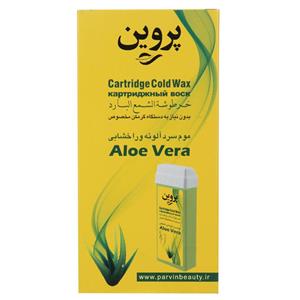 موم سرد خشابی پروین مدل Aloevera مقدار 150 گرم Parvin Cartridge Cold Wax 150gr 