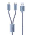 کابل تبدیل USB به USB-C/لایتنینگ راک اسپیس مدل RCB0477 طول 1.2 متر