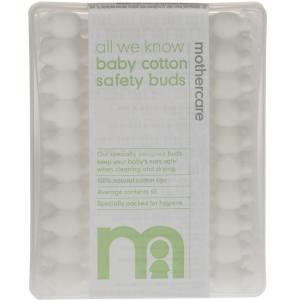 گوش پاک کن مادرکر مدل محافظ‌ دار بسته 60 عددی Mothercare Cotton Swab 60pcs 