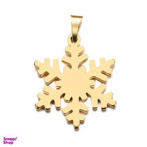 آویز گردنبند طلا 18 عیار زنانه جواهری میکا طرح برف کد 0110047 Mika Jewellery 0110047 18K Gold Snow Pendant