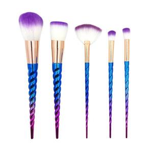 برس آرایشی طرح یونیکورن بسته 5 عددی