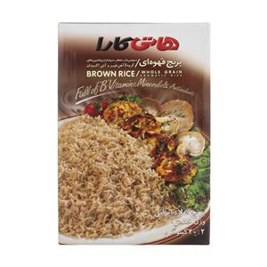 برنج قهوه ای هاتی کارا 2000 گرم Hoti Kara Brown Rice 2000gr 