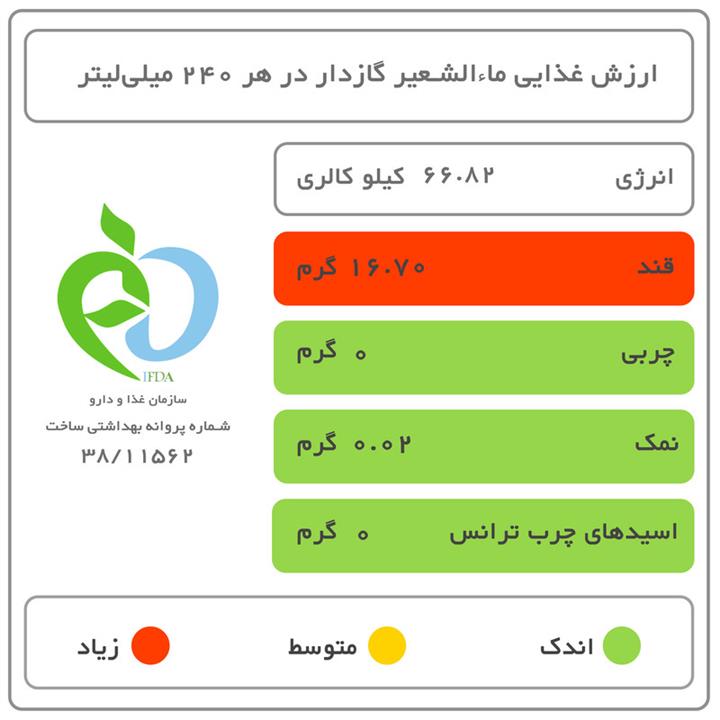 ماءالشعیر گازدار هوفنبرگ طعم میوه های استوایی - 330 میلی لیتر