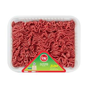 گوشت چرخ کرده گوساله پویا پروتئین 1 کیلوگرم Pooya Protein Cow Mince Meat 1kg 