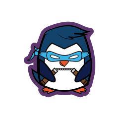 استیکر لپ تاپ طرح پنگوئن کد 402 