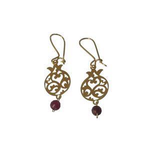 گوشواره طلا 18 عیار زنانه کانیار گالری کد 72 -