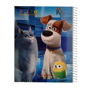 دفتر مشق 100 برگ صالح مدل The Secret Life Of Pets کد 22 