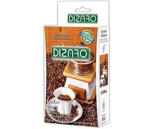 کاندوم دیزارو مدل DOTTED RIBBED COFFEE  بسته 12 عددی کاندوم خاردار دیزارو مدل قهوه بسته 12 عددی