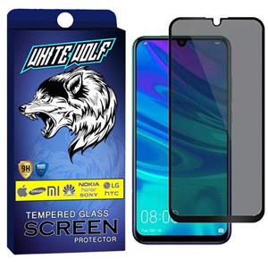 محافظ صفحه نمایش حریم شخصی وایت ولف مدل WGP مناسب برای گوشی موبایل سامسونگ Galaxy M10 White Wolf WGP Privacy Screen Protector For Samsung Galaxy M10