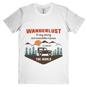 تیشرت مردانه دیجیتال نومد طرح Wanderlust