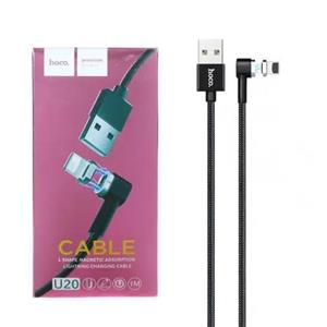 کابل تبدیل USB به لایتنینگ هوکو مدل U20 طول ۱ متر