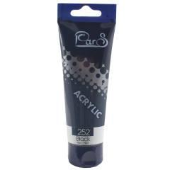 رنگ اکریلیک پارس کد 252 black حجم 75 میلی لیتر