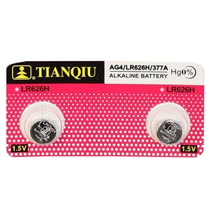 باتری ساعت  تیانکیو مدل AG4 LR626 377 بسته 2 عددی
