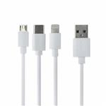 کابل تبدیل USB به USB-C/ لایتنینگ/ microUSB آرسون مدل T 3 طول 1 متر 